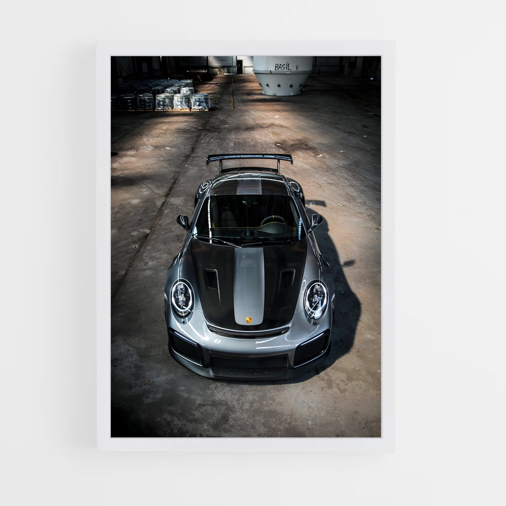 Poster Garage Iconique – affiche Porsche (vue 3)